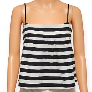 Zara Black and White Striped Camisole. Size S.